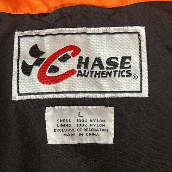 Vintage Tony Stewart Black Orange NASCAR Home Depot #20 Zip Windbreaker Jacket L - Picture 10 of 11